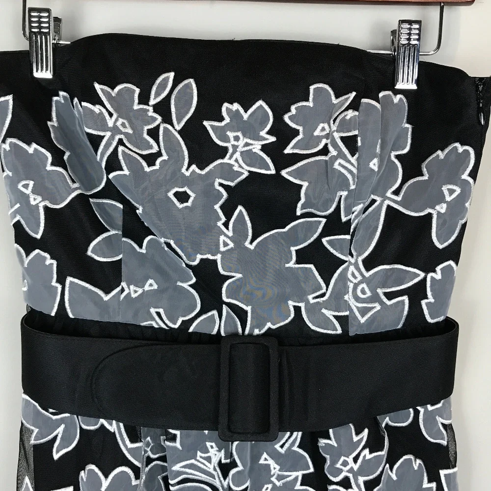 WHBM Strapless Belted Sz 2 Dress